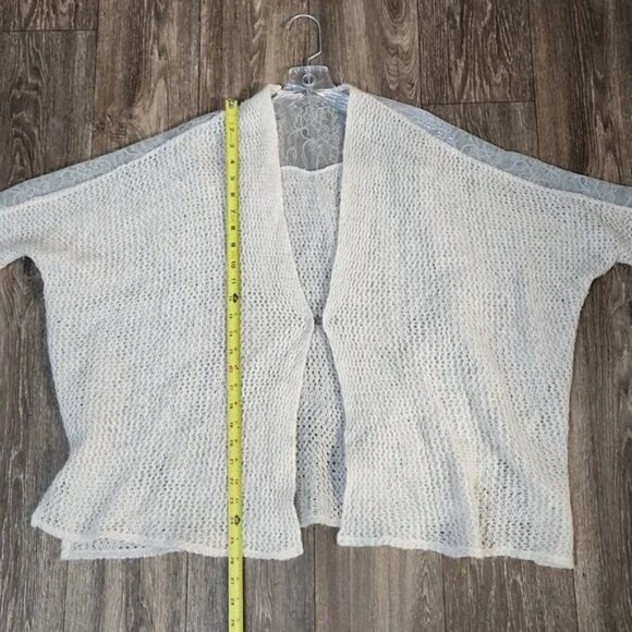 Free People Peakaboo Lace Wool Oversized Open Cardigan - Picture 7 of 8